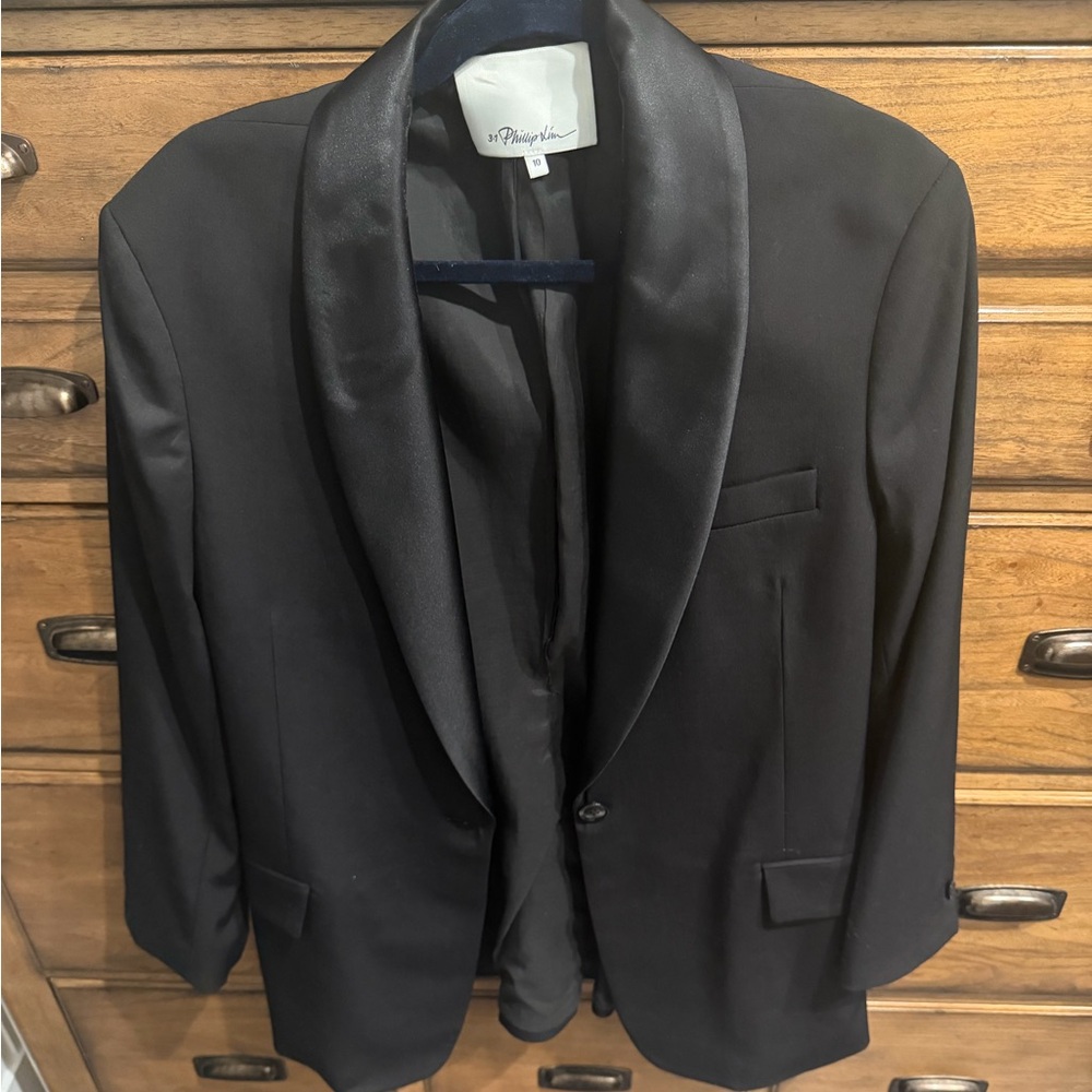 3.1 Phillip Lim Shawl Lapel Blazer, size 10 - Picture 3 of 7